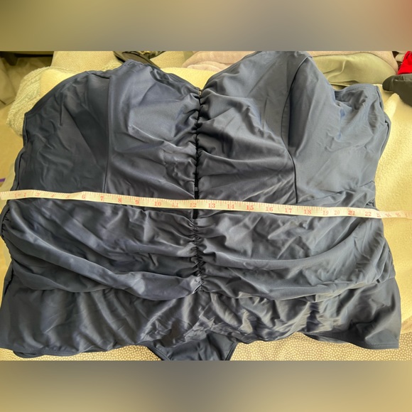 NWT 2/$15 Addition-Elle 5X one piece bathing suit - Picture 4 of 11